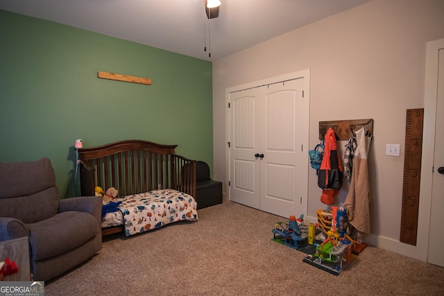 299 Savior Ln, Hamilton, GA 31811 - bedroom with carpet flooring and ceiling fan