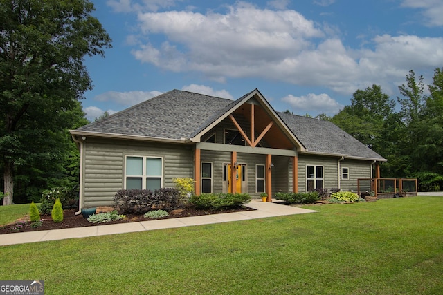 299 Savior Ln, Hamilton, GA 31811 - view of front of property featuring a front lawn and roof with shingles