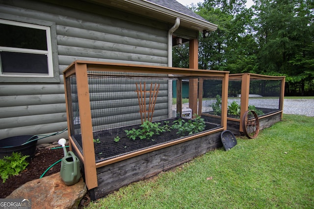 299 Savior Ln, Hamilton, GA 31811 - wooden terrace with a garden and a yard
