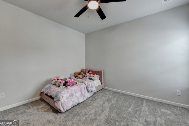 263 Blue Billed Xing, Jefferson, GA 30549 - bedroom featuring carpet, baseboards, and a ceiling fan