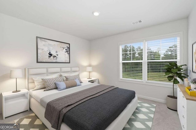 537 Garnet Dr, Acworth, GA 30101 - bedroom with baseboards and light carpet