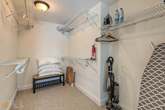 643 Washington St, Clarkesville, GA 30523 - spacious closet with carpet floors