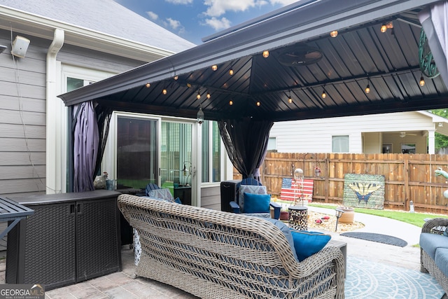 2256 Long Bow Chase NW, Kennesaw, GA 30144 - view of patio with a gazebo and an outdoor hangout area