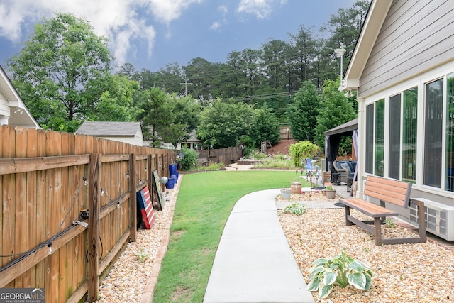 2256 Long Bow Chase NW, Kennesaw, GA 30144 - view of yard with view of wooded area