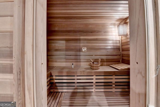 5980 Whitestone Ln, Suwanee, GA 30024 - sauna / steam room featuring wooden walls