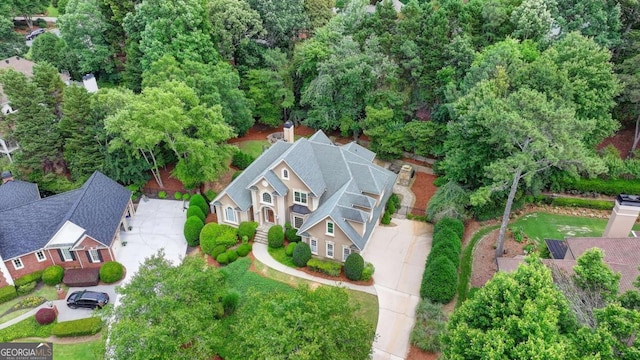 5980 Whitestone Ln, Suwanee, GA 30024 - aerial view of property and surrounding area