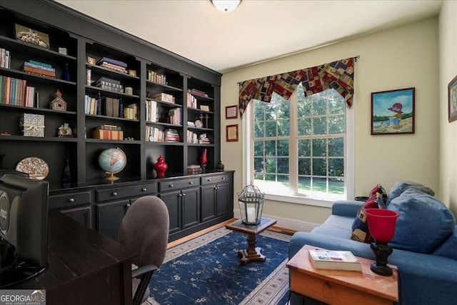 1917 Hearthstone Ct, Winder, GA 30680 - office space featuring wood finished floors and baseboards