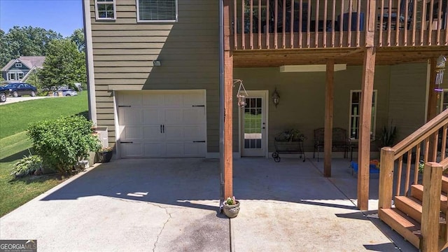 1917 Hearthstone Ct, Winder, GA 30680 - garage with concrete driveway