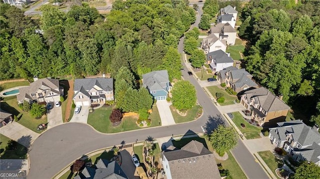 1210 Magnolia Park Cir, Cumming, GA 30040 - aerial view of property and surrounding area featuring nearby suburban area