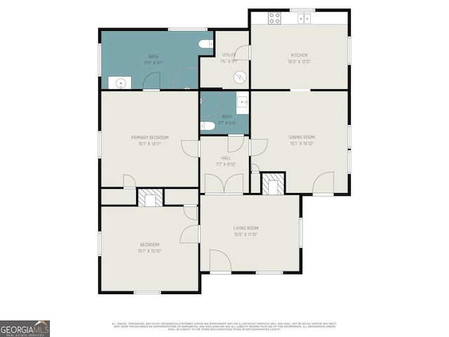 1852 Burwell Rd, Carrollton, GA 30117 - property floor plan
