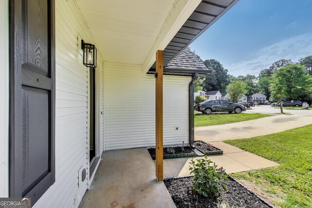 131 Turning Pt, Stockbridge, GA 30281 - porch with a lawn