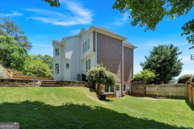 3400 Dencrest Ct SE, Smyrna, GA 30080 - back of house featuring brick siding and cooling unit