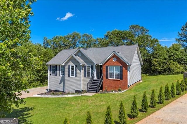 107 Timothy Ln, Bethlehem, GA 30620 - view of front of home featuring a front lawn and brick siding