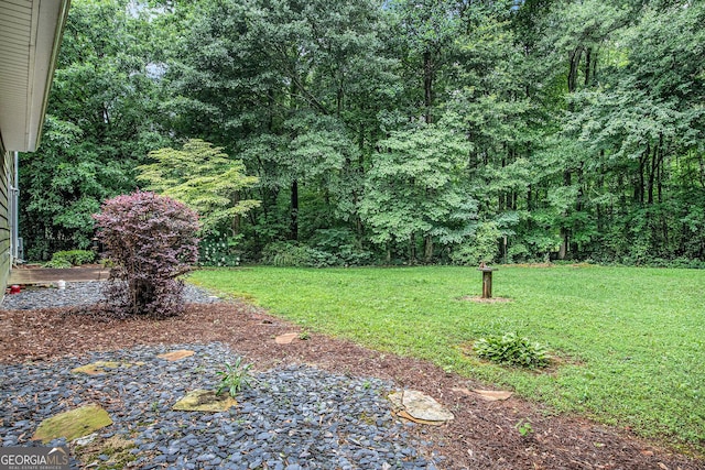 844 Potomac Pl, Winder, GA 30680 - view of grassy yard featuring a forest view