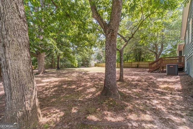 3404 Broxton Mill Way, Snellville, GA 30039 - view of yard with stairs and a deck