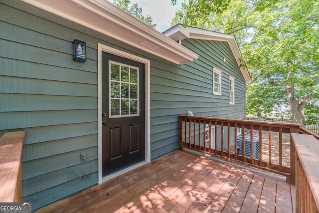 3404 Broxton Mill Way, Snellville, GA 30039 - view of wooden deck