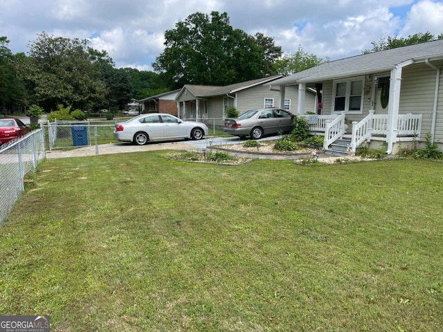 60 King Blvd, Mcdonough, GA 30253 - view of yard featuring covered porch