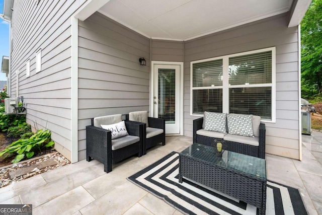 2939 Woodward Down Trl, Buford, GA 30519 - view of patio / terrace with outdoor lounge area and area for grilling