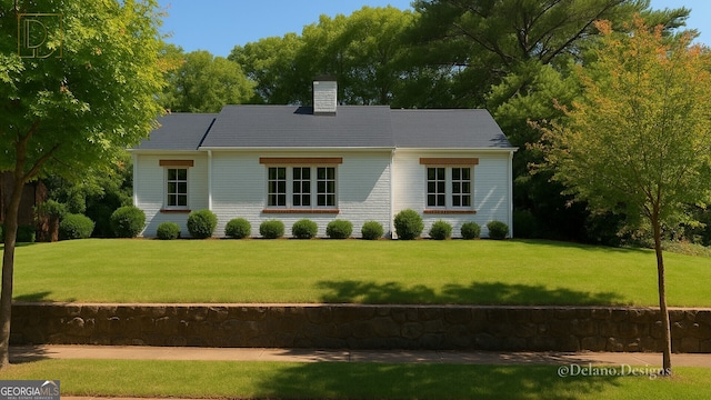 458 Shannon Dr SW, Atlanta, GA 30310 - view of front of house featuring a front yard and a chimney