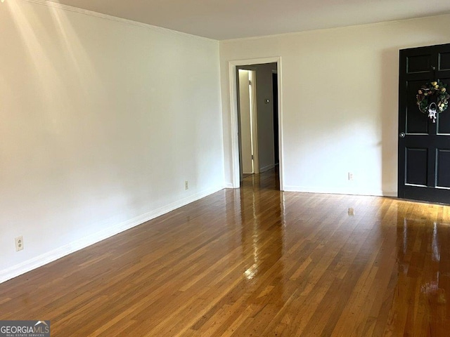988 Hickory Ridge Dr, Macon, GA 31204 - empty room featuring wood finished floors and baseboards