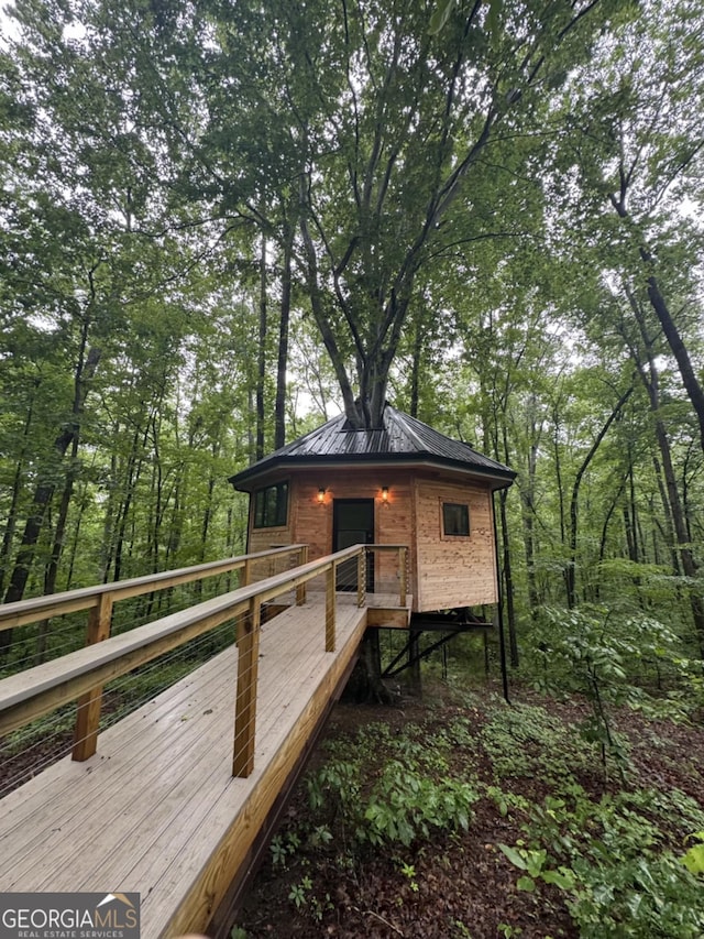 6290 Cascade Palmetto Hwy, Fairburn, GA 30213 - view of outbuilding with a view of trees