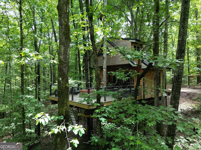 6290 Cascade Palmetto Hwy, Fairburn, GA 30213 - back of house with a deck