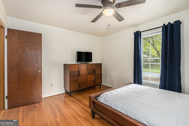 3431 Alcan Way, Tucker, GA 30084 - bedroom with wood finished floors, baseboards, and ceiling fan