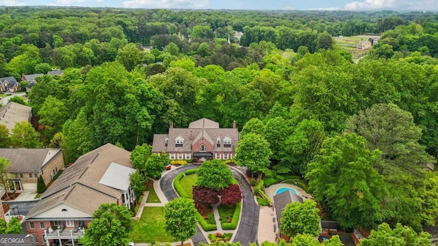 1858 Preserve Way, Atlanta, GA 30341 - aerial view of a heavily wooded area