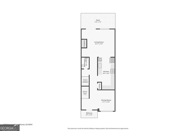 1858 Preserve Way, Atlanta, GA 30341 - home floor plan