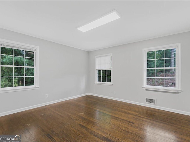 1110 Upper Hembree Rd, Roswell, GA 30076 - empty room featuring healthy amount of natural light, wood finished floors, and crown molding