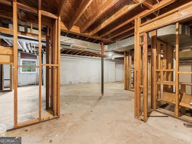 1110 Upper Hembree Rd, Roswell, GA 30076 - view of below grade area