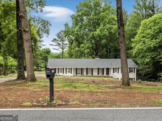 1110 Upper Hembree Rd, Roswell, GA 30076 - view of single story home