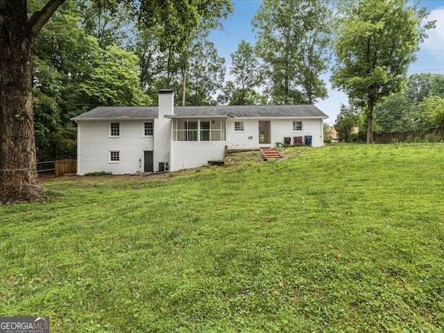 1110 Upper Hembree Rd, Roswell, GA 30076 - back of house featuring a chimney