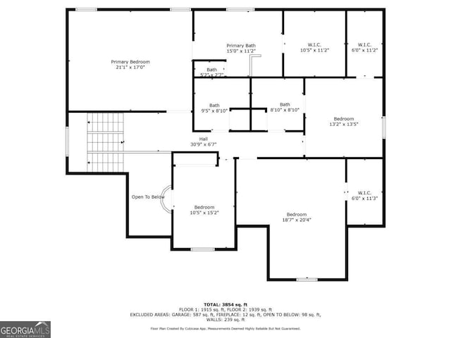 590 Arthur Rd, Canton, GA 30115 - view of floor plan / room layout