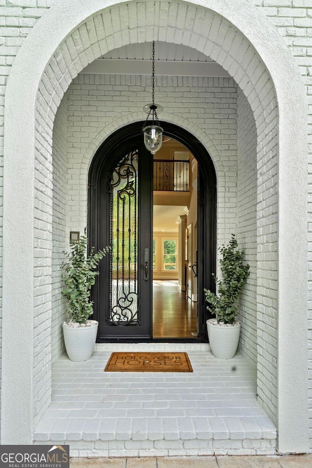590 Arthur Rd, Canton, GA 30115 - property entrance with brick siding