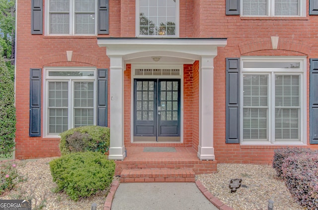 165 Hidden Lake Dr, Fayetteville, GA 30215 - doorway to property featuring brick siding
