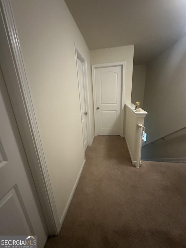 287 Ella Ct, Columbus, GA 31907 - corridor with an upstairs landing, carpet, and baseboards