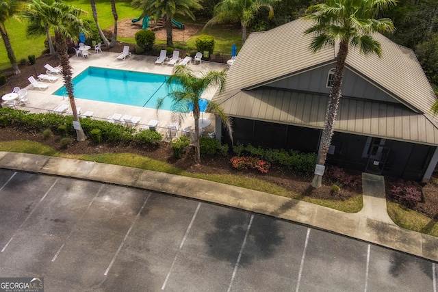 104 Johansen Way, Kingsland, GA 31548 - community pool featuring a patio area