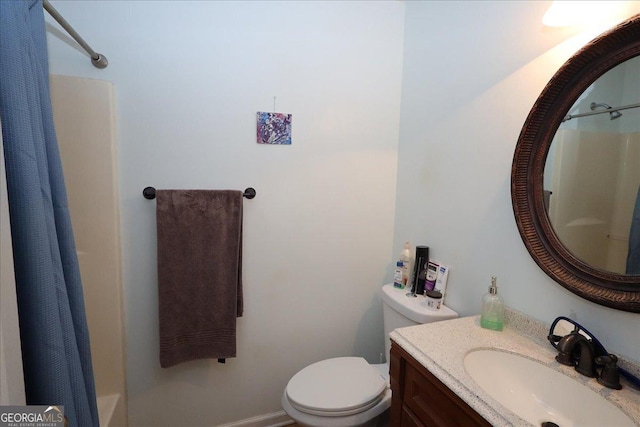 236 Hiram Sudie Rd, Dallas, GA 30157 - full bath featuring toilet and vanity