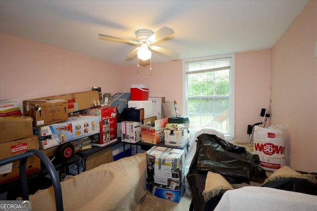 236 Hiram Sudie Rd, Dallas, GA 30157 - storage with ceiling fan