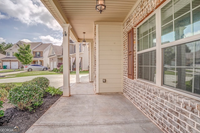 31 Blarneystone Way, Adairsville, GA 30103 - covered porch with a residential view
