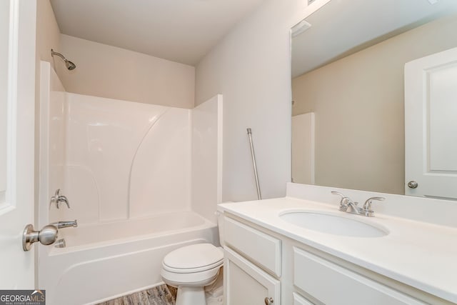 31 Blarneystone Way, Adairsville, GA 30103 - full bathroom with vanity, toilet, and shower / washtub combination