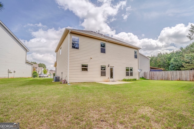 31 Blarneystone Way, Adairsville, GA 30103 - rear view of house featuring a patio and central air condition unit