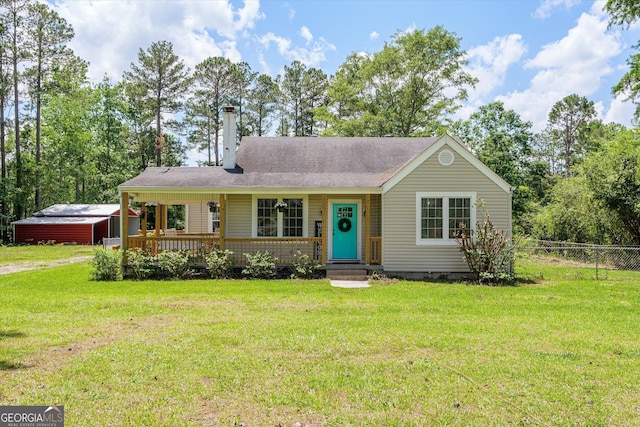 1055 Wrens Hwy, Thomson, GA 30824 - view of front of home featuring a chimney