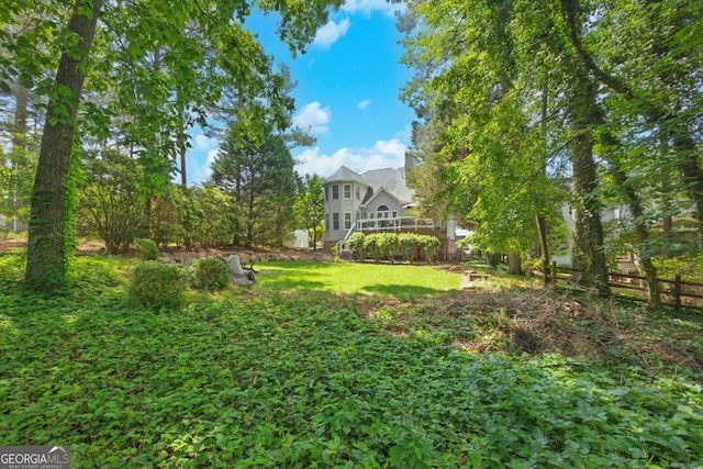 320 Ironhill Trce, Woodstock, GA 30189 - view of yard