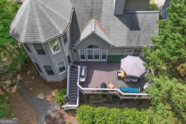 320 Ironhill Trce, Woodstock, GA 30189 - aerial view of property and surrounding area