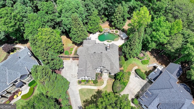 7920 Tintern Trce Unit 298, Duluth, GA 30097 - view from above of property featuring a pool area