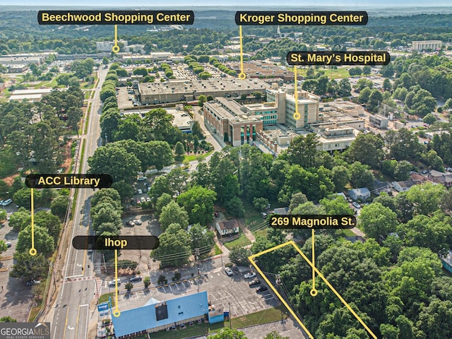 269 Magnolia St, Athens, GA 30606 - view of property location featuring property parcel outlined