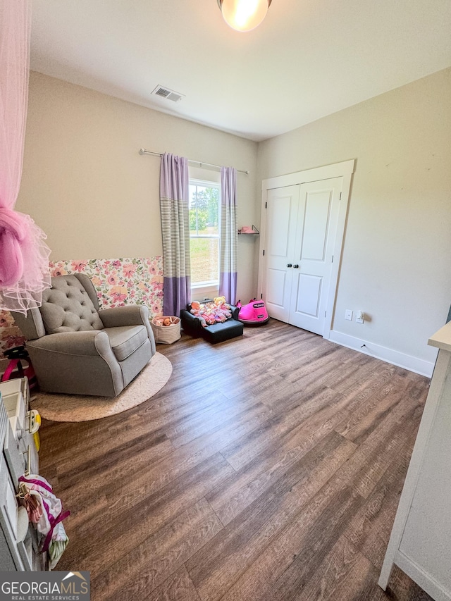 2980 Hd Atha Rd, Covington, GA 30014 - bedroom with wood finished floors, baseboards, and a closet