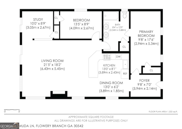 6551 Bermuda Ln, Flowery Branch, GA 30542 - home floor plan